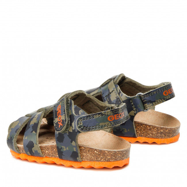 Geox B S.Chalki B. B B252QB 00004 C0623 S Military/Orange