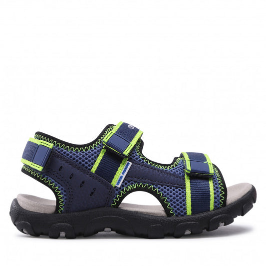 Geox J S.Strada A J1524A 014CE C4052 S Dk Blue/Lime