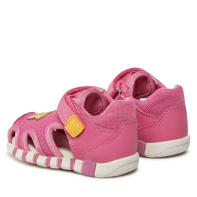 GEOX Bambina B Sandal Iupidoo B-Mesh+Synt Dk Pink/Yellow B4517B 0GNBC C8F2V
