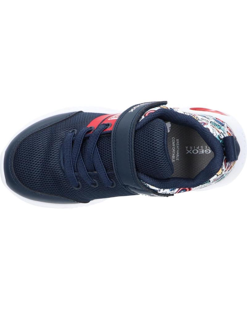 GEOX Sportivo Per Bambino J ASSISTER B. NAVY-MULTICOLOR. J45DZD 01554 C4243