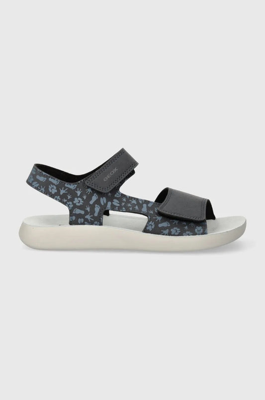 GEOX Unisex (Bambino/Bambina) J Sandal Lig Htfloppy E- Dbk Navy/ Lt Blue J45GQE 000CE C0693