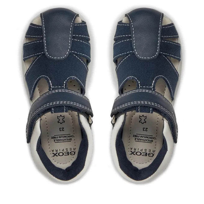 GEOX Bambino B Elthan B.C- Geobuck+Canvas Navy/White B451PC 05410 C4211