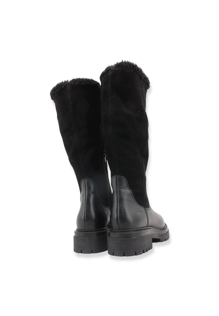 GEOX Stivale D Iridea M- Suede+Tumb.Lea Nero. D04GRM 02246 C9998