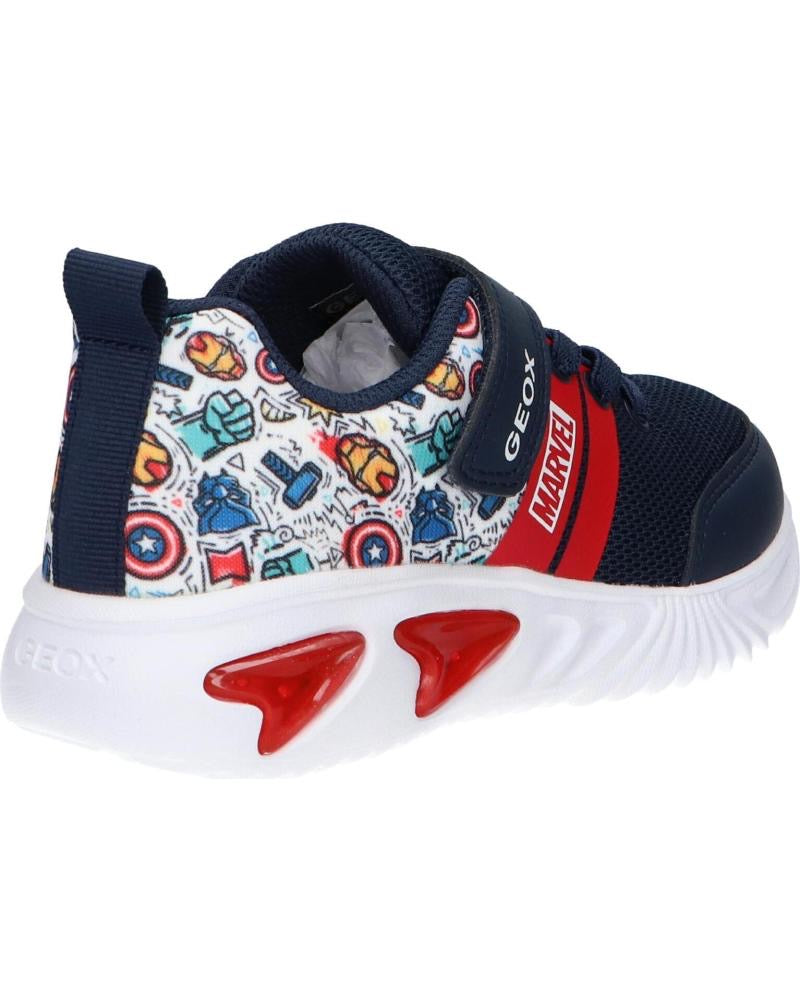GEOX Sportivo Per Bambino J ASSISTER B. NAVY-MULTICOLOR. J45DZD 01554 C4243