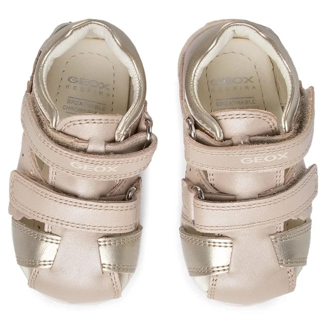 GEOX Bambina B Kaytan G.A-Pea.Le+Pea.Gbk Beige/Gold B0251A 044AJ C0871