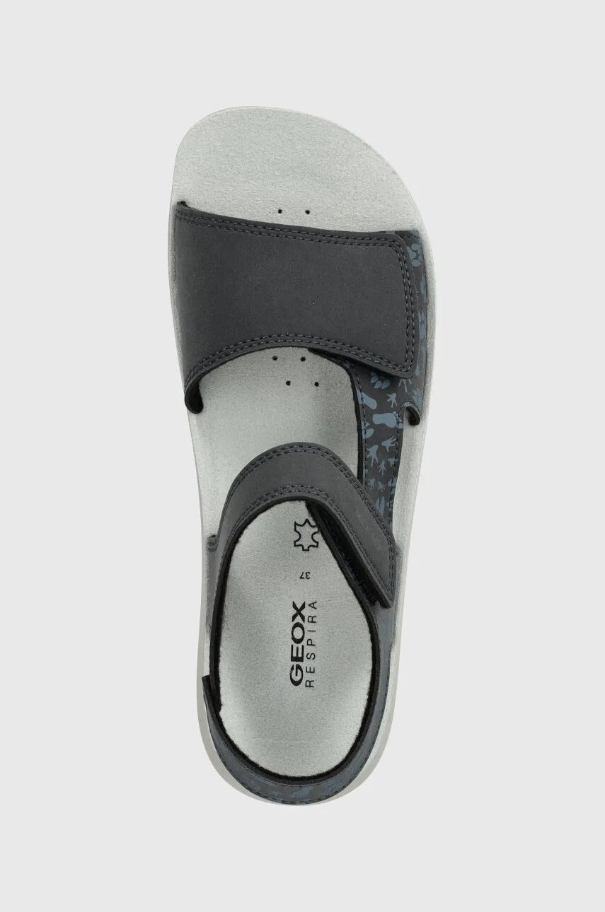 GEOX Unisex (Bambino/Bambina) J Sandal Lig Htfloppy E- Dbk Navy/ Lt Blue J45GQE 000CE C0693