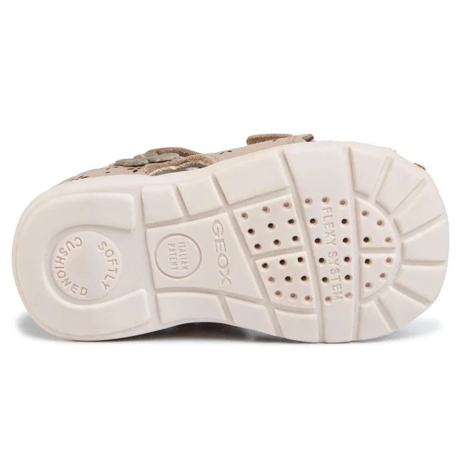 GEOX Bambina B Kaytan G.A-Pea.Le+Pea.Gbk Beige/Gold B0251A 044AJ C0871