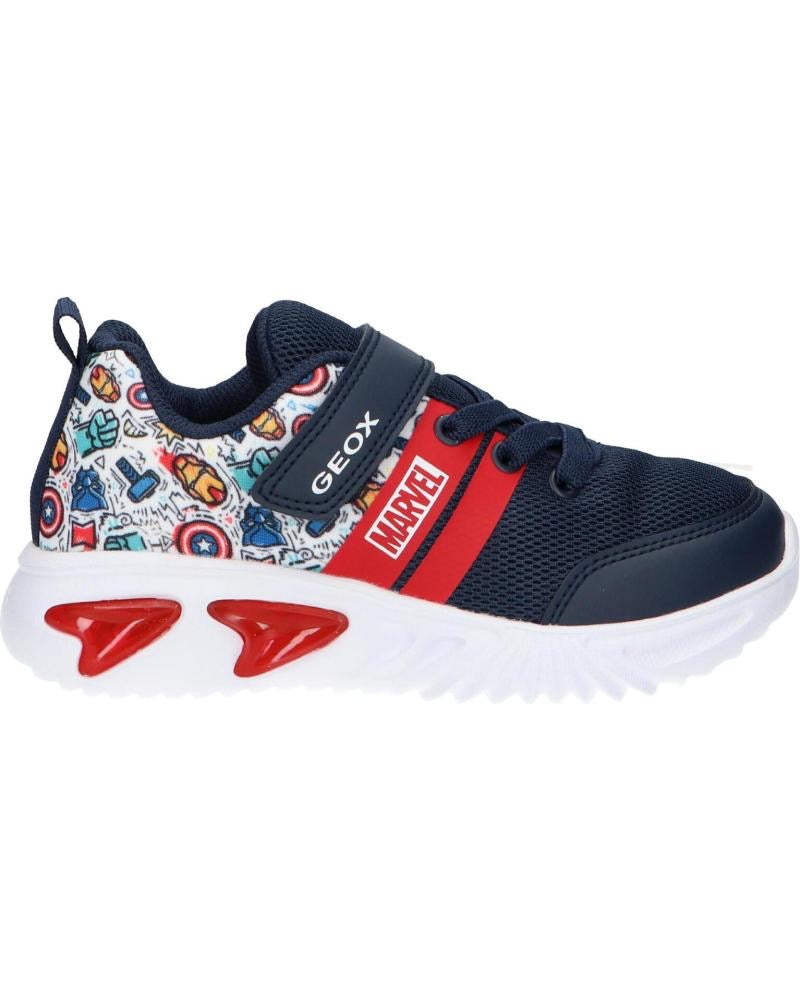 GEOX Sportivo Per Bambino J ASSISTER B. NAVY-MULTICOLOR. J45DZD 01554 C4243