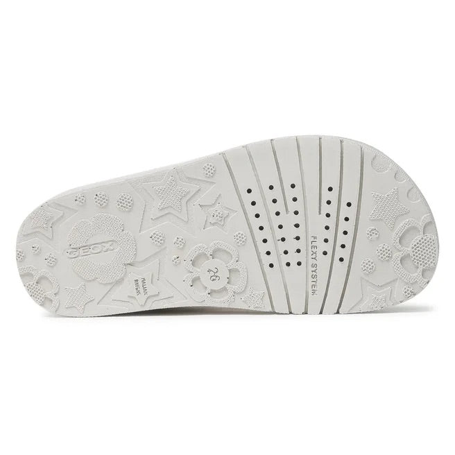 GEOX Bambina J S.Costarei G.A-Metal.Syn Silver J15EAA 000BN C1007