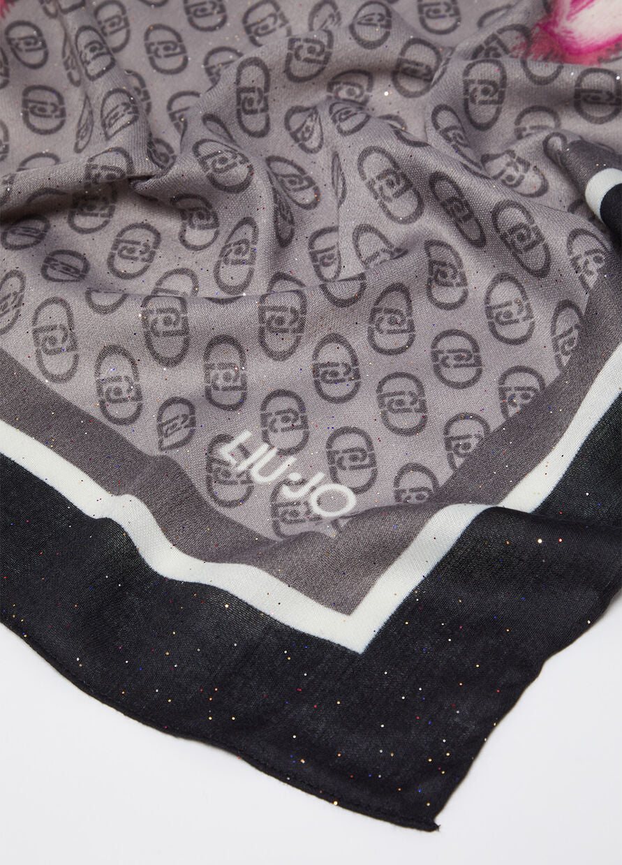 LIU JO N.ARTICOLO
2F4098T030022222T.U.
Foulard con stampa floreale e logo