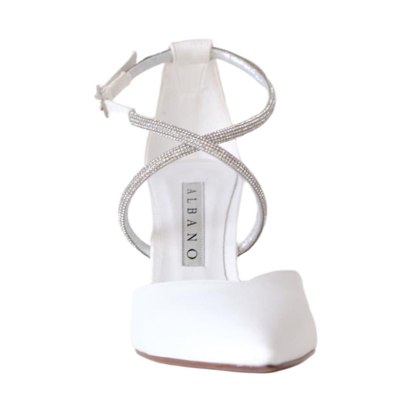 Scarpa Sposa Albano Swarovski; Art.3242