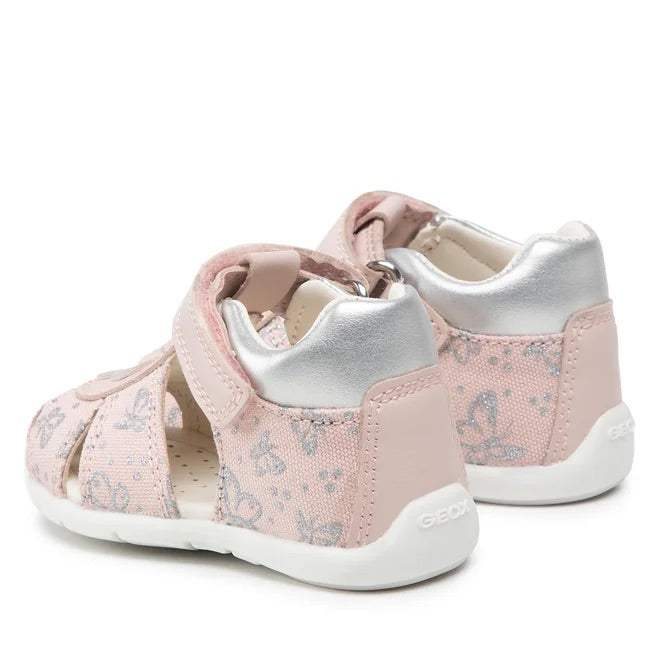 GEOX Bambina B Elthan G.C-Prn Canvas+Gbk Lt Rose/Silver B251QC 0AW54 C8237