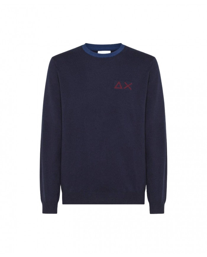 SUN68 Maglia Uomo K43113 ROUND BIG ELBOW
