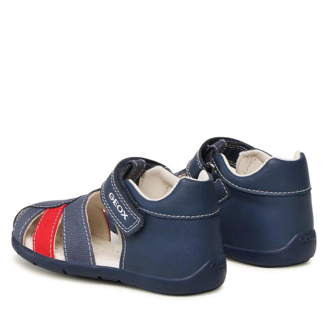 Geox B Elthan Boy B021PC 05410 C4245 Lt Navy/Red