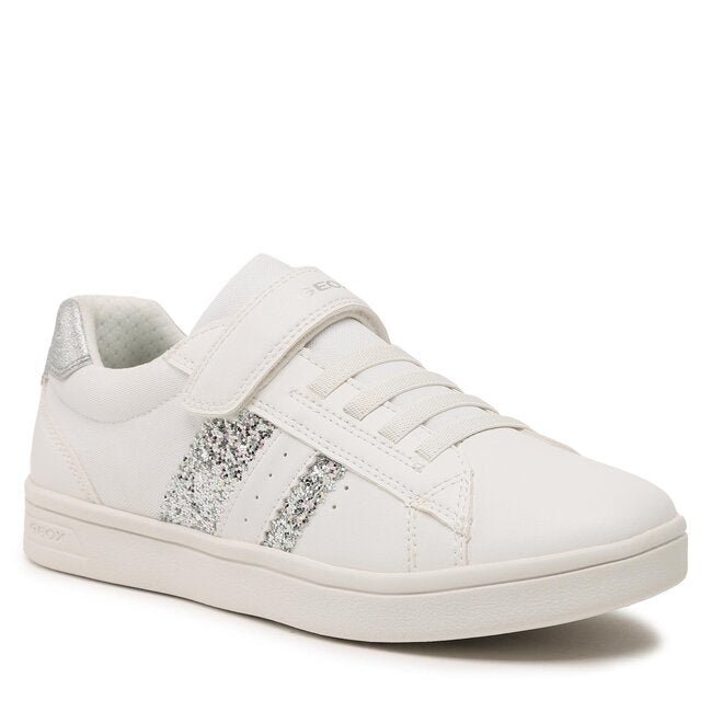 Geox J Djrock Girl J354ME05411C0007 D White/Silver