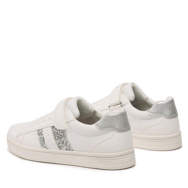 Geox J Djrock Girl J354ME05411C0007 D White/Silver