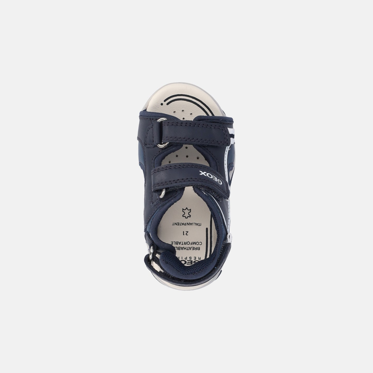 GEOX Bambino B S.Flaffee B.A-Nappa+Elast Navy/Avio B35594 08515 C0700