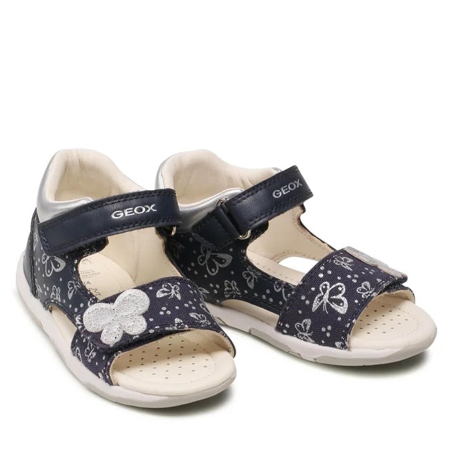 GEOX Bambina B S.Tapuz G.C-Syn+Pr.Canv Navy/Silver B250YC 0BCAW C0673