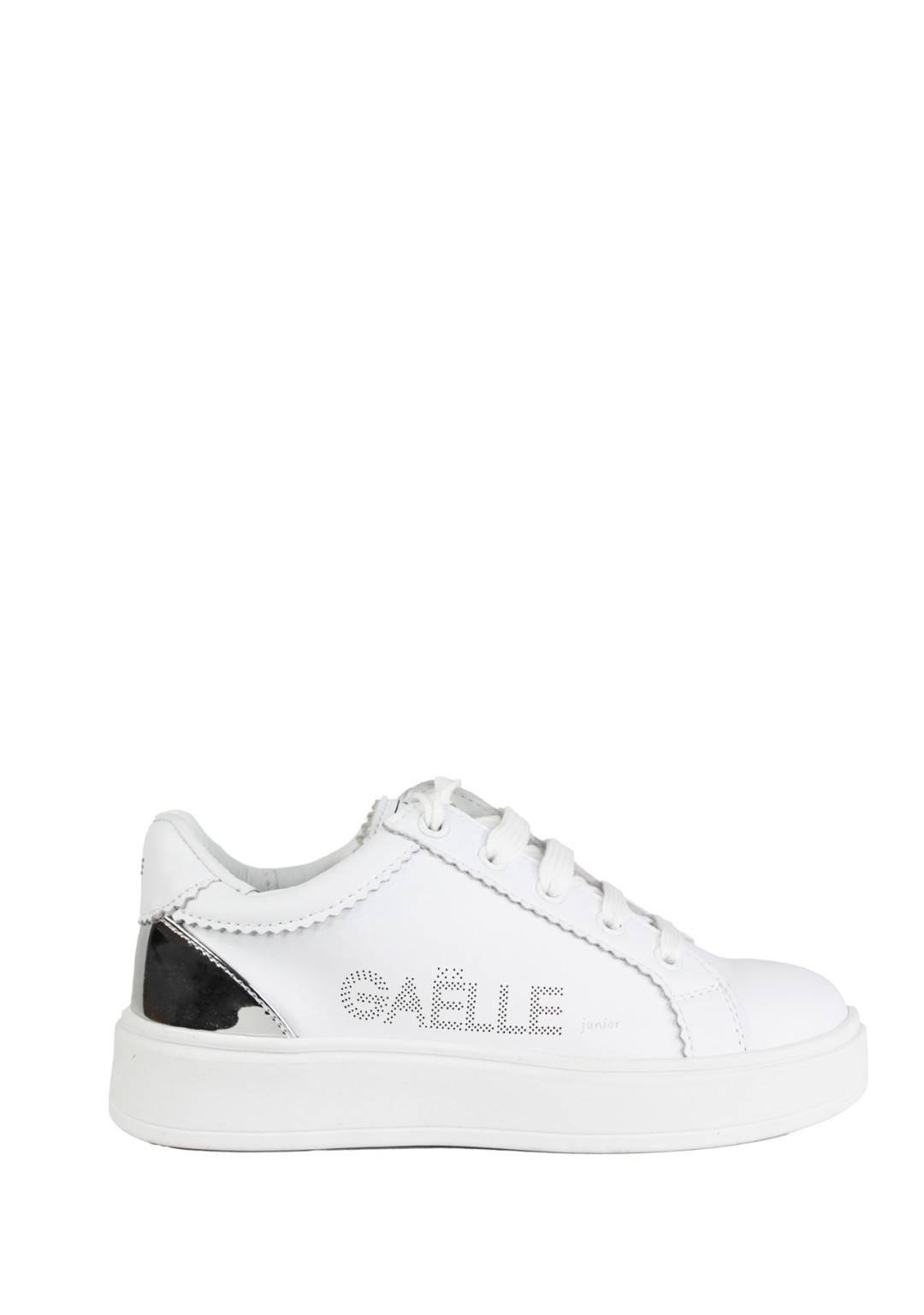 GAËLLE PARIS junior SNEAKERS BAMBINA Model. Silver. GS0027L