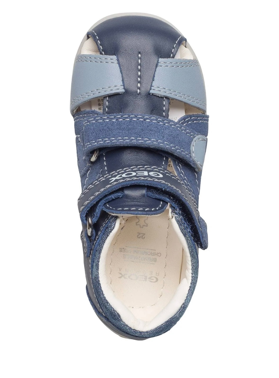 GEOX Bambino B Kaytan B.C-Nappa+Suede Navy/Avio B7250C 08522 C0700