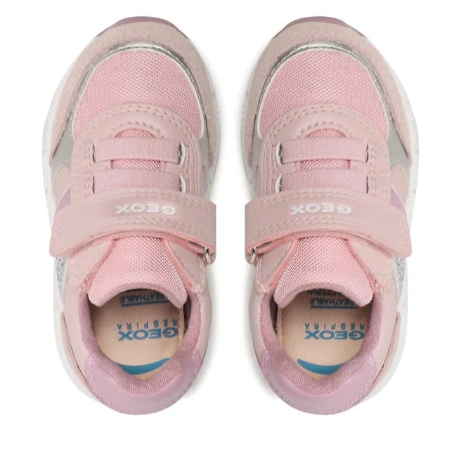 Geox Bambina Rosa/Silver B353ZA 02214 C8237