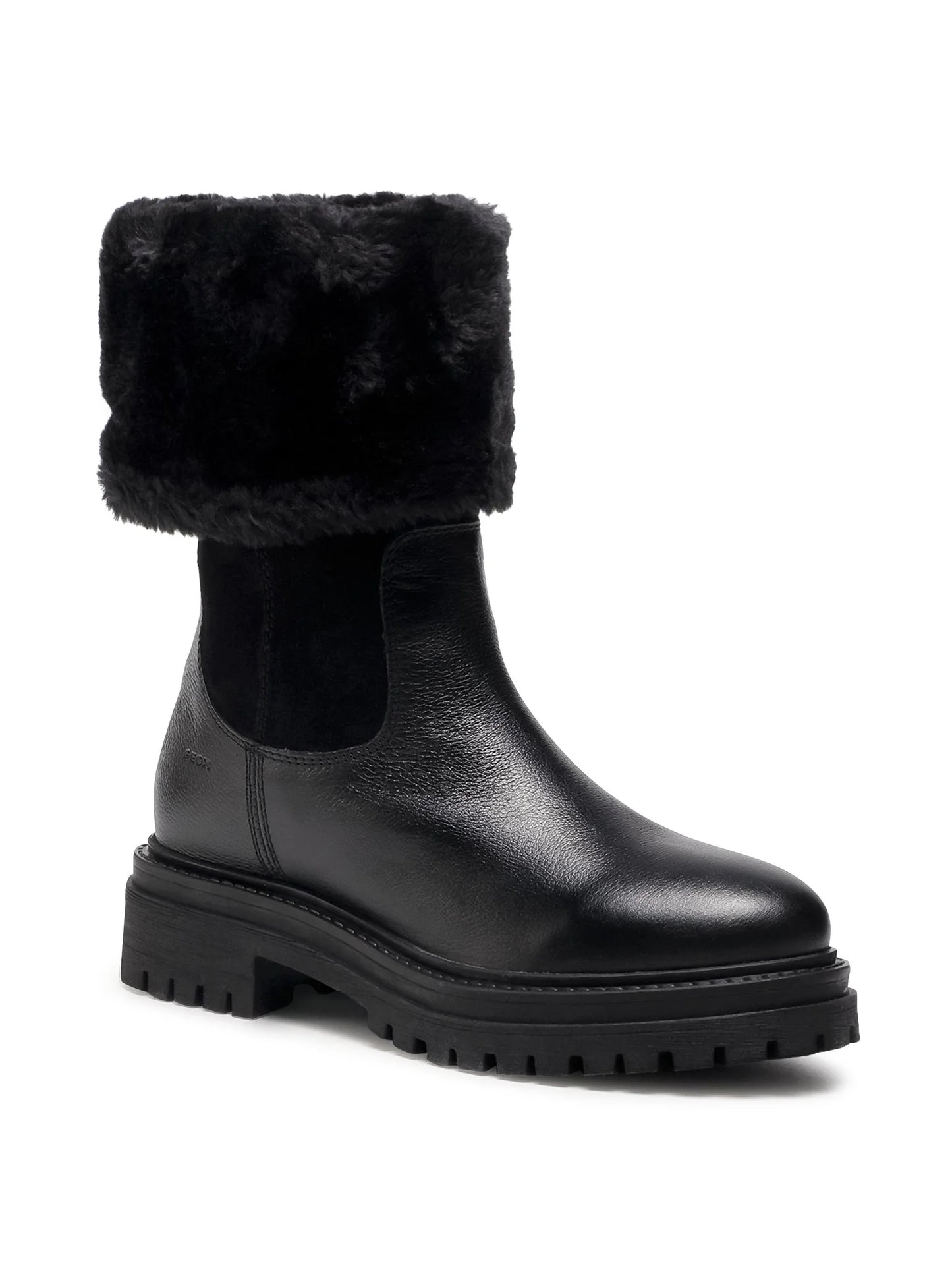 GEOX Stivale D Iridea M- Suede+Tumb.Lea Nero. D04GRM 02246 C9998