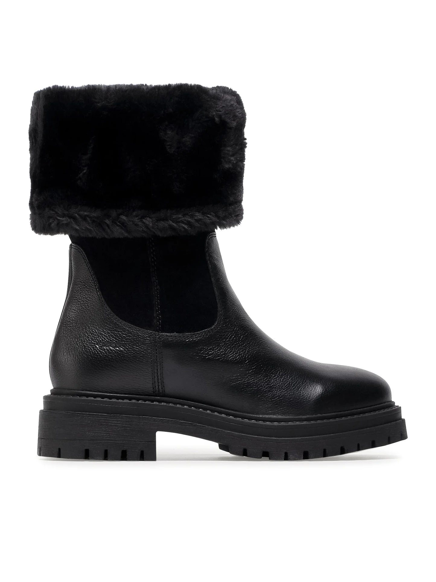 GEOX Stivale D Iridea M- Suede+Tumb.Lea Nero. D04GRM 02246 C9998