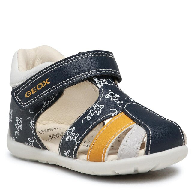 Geox B Elthan Boy B021PC000BCCF42Q Navy/Ochre