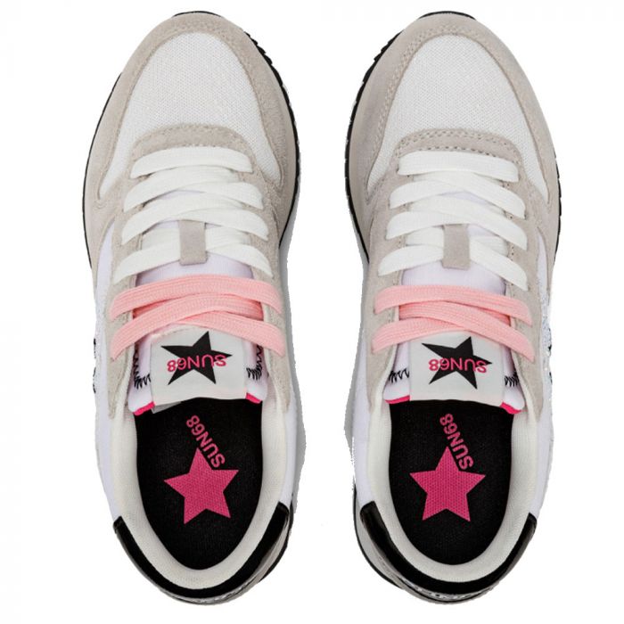 SUN68 Bianco Stargirl glitter. Z34211